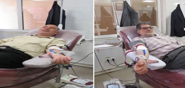 پویش اهدای خون در دانشگاه فرهنگیان استان اردبیل در حمایت از مجروحان حادثه بندر شهید رجایی