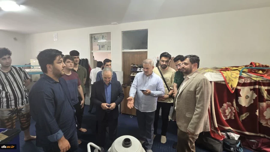 بازدید معاون امور دانشجو معلمان دانشگاه فرهنگیان از پردیس های استان البرز 5
