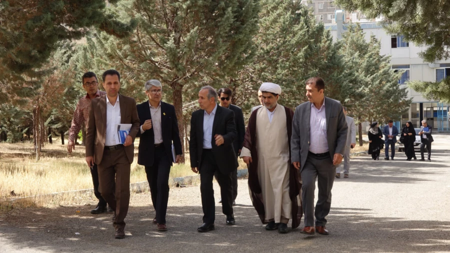 افتتاح سالن کشتی جدید و بازدید از زیرساخت های پردیس شهید مدرس سنندج توسط هیئت سازمان مرکزی 5