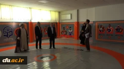 افتتاح سالن کشتی جدید و بازدید از زیرساخت های پردیس شهید مدرس سنندج توسط هیئت سازمان مرکزی 8