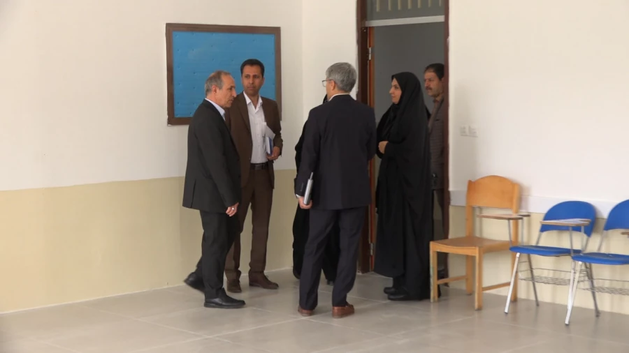 افتتاح سالن کشتی جدید و بازدید از زیرساخت های پردیس شهید مدرس سنندج توسط هیئت سازمان مرکزی 9