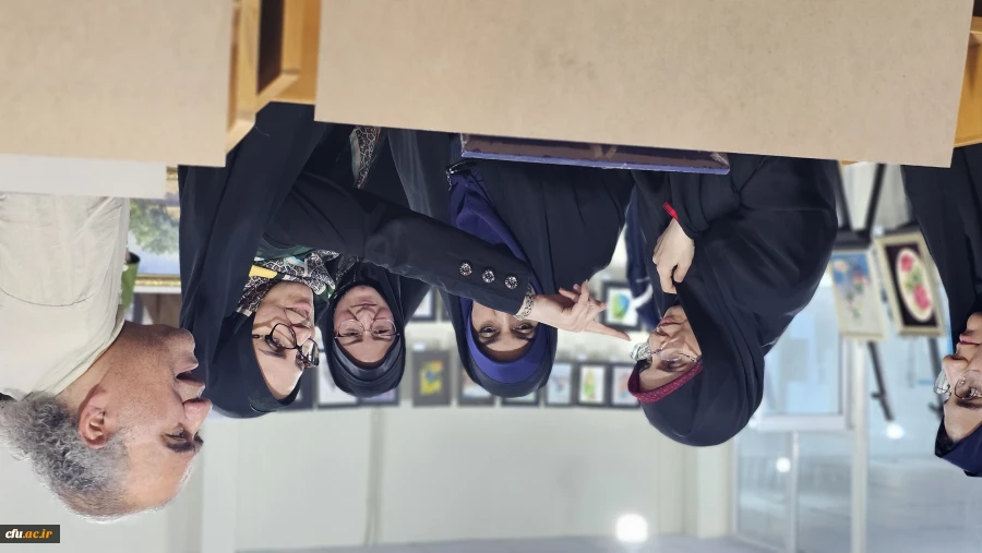 دوازدهمین نمایشگاه آثار هنری دانشجومعلمان دانشگاه فرهنگیان آذربایجان شرقی  گشایش یافت  5