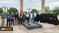 نشست مدیرکل ستاد امور شاهد و ایثارگران دانشگاه فرهنگیان کشور با اعضای کانون علمی فرهنگی ایثار خراسان شمالی 6