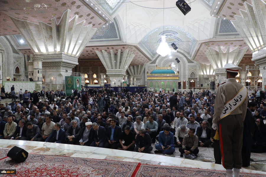 مراسم تجدید میثاق دانشگاهیان با آرمان های امام خمینی(ره) و تجدید بیعت با مقام معظم رهبری (مدظله العالی) 4