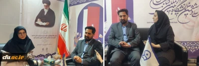 بازدید مدیر محترم امور بین الملل دانشگاه از غرفه انتشارات دانشگاه فرهنگیانِ در سی و ششمین نمایشگاه بین المللی کتاب تهران 