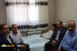 عیادت از دانشجوی جانباز دانشگاه فرهنگیان همدان 3