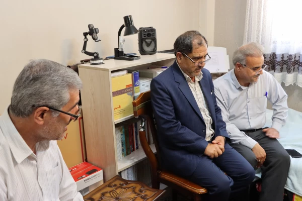 عیادت از دانشجوی جانباز دانشگاه فرهنگیان همدان 4