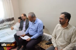 عیادت از دانشجوی جانباز دانشگاه فرهنگیان همدان 5