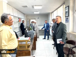 بازدید معاون آموزشی و تحصیلات تکمیلی سازمان مرکزی از روند اجرای امتحانات استان قزوین 2