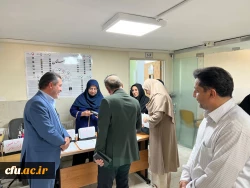 بازدید معاون آموزشی و تحصیلات تکمیلی سازمان مرکزی از روند اجرای امتحانات استان قزوین 3