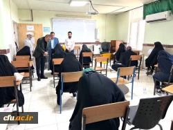 بازدید معاون آموزشی و تحصیلات تکمیلی سازمان مرکزی از روند اجرای امتحانات استان قزوین 8