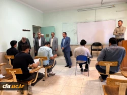 بازدید معاون آموزشی و تحصیلات تکمیلی سازمان مرکزی از روند اجرای امتحانات استان قزوین 10