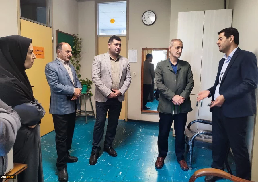بازدید رئیس اداره سنجش عملکرد آموزشی سازمان مرکزی از دانشگاه فرهنگیان مازندران 3