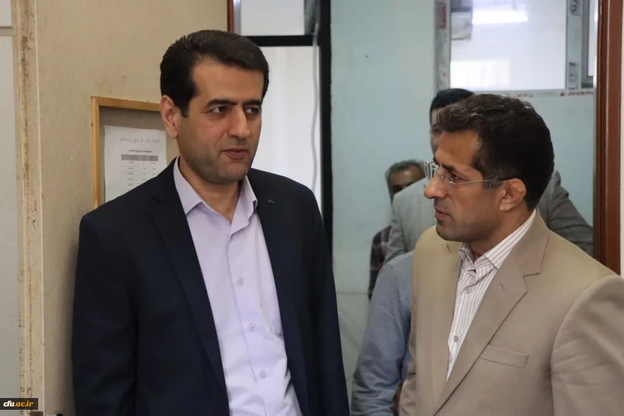 بازدید رئیس اداره سنجش عملکرد آموزشی سازمان مرکزی از دانشگاه فرهنگیان مازندران 6
