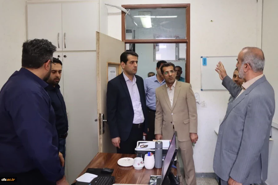 بازدید رئیس اداره سنجش عملکرد آموزشی سازمان مرکزی از دانشگاه فرهنگیان مازندران 8