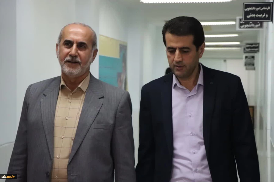 بازدید رئیس اداره سنجش عملکرد آموزشی سازمان مرکزی از دانشگاه فرهنگیان مازندران 9