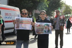 موکب دانشگاه فرهنگیان در آیین وداع با شهدای اقتدار ایران 4