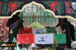 موکب دانشگاه فرهنگیان در آیین وداع با شهدای اقتدار ایران 6