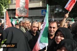 موکب دانشگاه فرهنگیان در آیین تشییع شهدای اقتدار  ملی 3