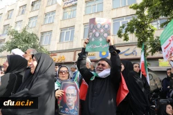 موکب دانشگاه فرهنگیان در آیین تشییع شهدای اقتدار  ملی 9