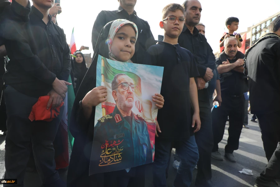 موکب دانشگاه فرهنگیان در آیین تشییع شهدای اقتدار  ملی 10