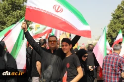 موکب دانشگاه فرهنگیان در آیین تشییع شهدای اقتدار  ایران 2