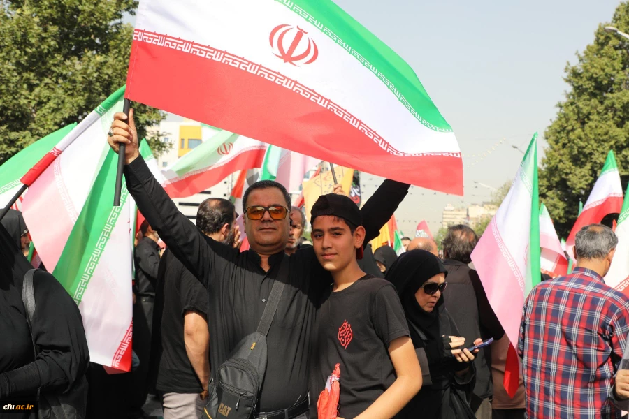 موکب دانشگاه فرهنگیان در آیین تشییع شهدای اقتدار  ایران 2