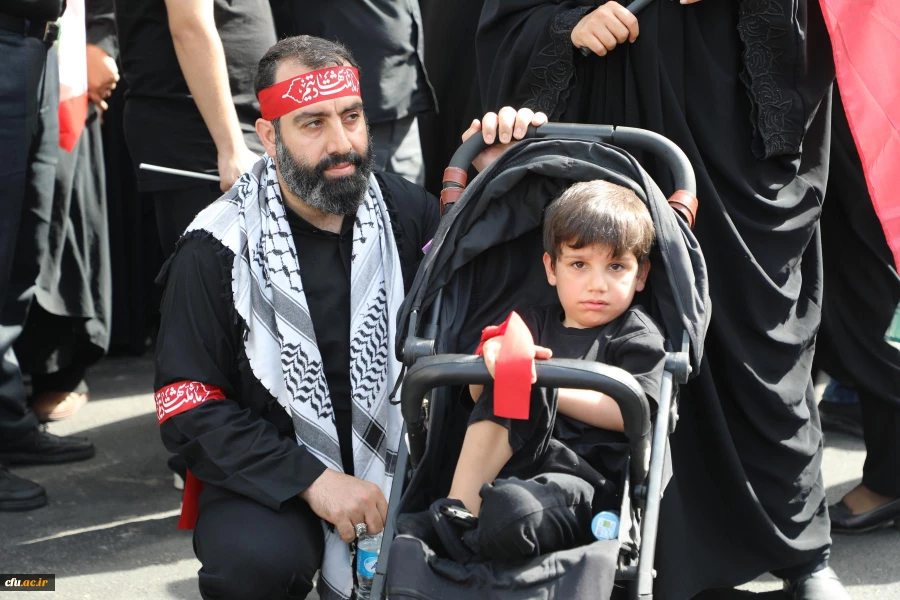 موکب دانشگاه فرهنگیان در آیین تشییع شهدای اقتدار  ایران 3