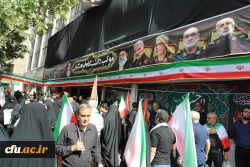 موکب دانشگاه فرهنگیان در آیین تشییع شهدای اقتدار  ایران 4