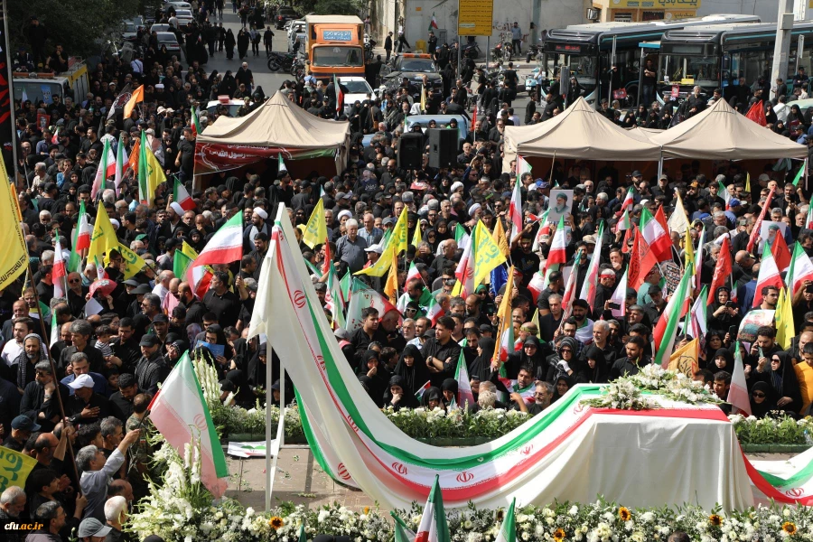 موکب دانشگاه فرهنگیان در آیین تشییع شهدای اقتدار  ایران 6