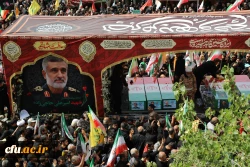 موکب دانشگاه فرهنگیان در آیین تشییع شهدای اقتدار  ایران 7