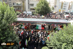 موکب دانشگاه فرهنگیان در آیین تشییع شهدای اقتدار  ایران 9