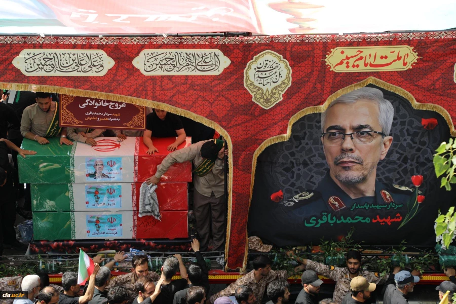 موکب دانشگاه فرهنگیان در آیین تشییع شهدای اقتدار  ایران 12