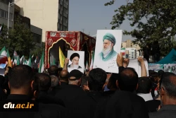 موکب دانشگاه فرهنگیان در آیین تشییع شهدای اقتدار  ایران 13