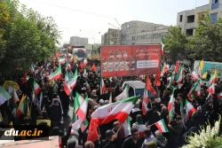 موکب دانشگاه فرهنگیان در آیین تشییع شهدای اقتدار  ایران 14