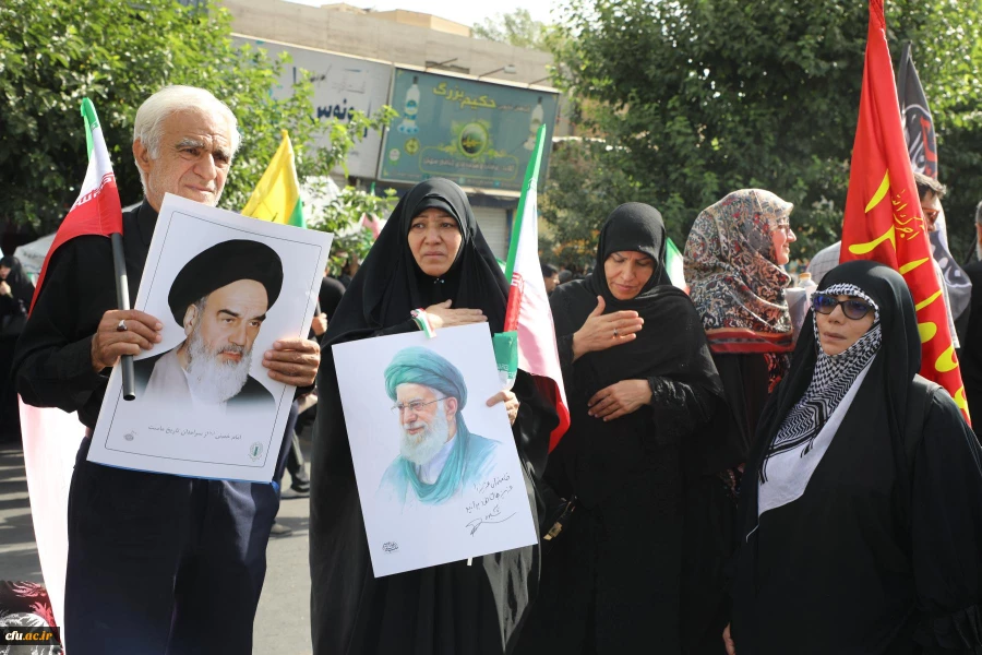 موکب دانشگاه فرهنگیان در آیین تشییع شهدای اقتدار  ایران 16