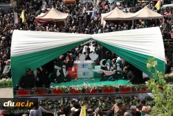 موکب دانشگاه فرهنگیان در آیین تشییع شهدای اقتدار  ایران 17