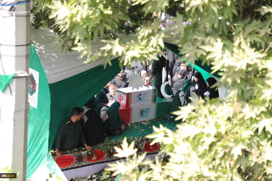 موکب دانشگاه فرهنگیان در آیین تشییع شهدای اقتدار  ایران 18