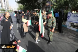 موکب دانشگاه فرهنگیان در آیین تشییع شهدای اقتدار  ایران 20