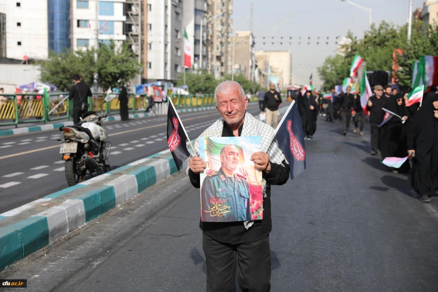 موکب دانشگاه فرهنگیان در آیین تشییع شهدای اقتدار  ایران 21