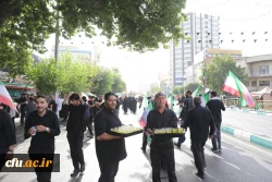 موکب دانشگاه فرهنگیان در آیین تشییع شهدای اقتدار  ایران 24