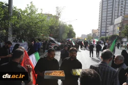 موکب دانشگاه فرهنگیان در آیین تشییع شهدای اقتدار  ایران 25