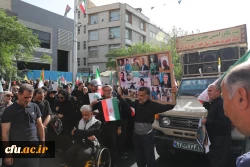 موکب دانشگاه فرهنگیان در آیین تشییع شهدای اقتدار  ایران 27