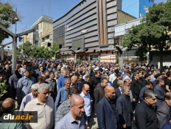 حضور پرشور دانشگاه فرهنگیان کردستان در آیین تشییع شهید رضا بسطامی 4