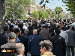 حضور پرشور دانشگاه فرهنگیان کردستان در آیین تشییع شهید رضا بسطامی 5