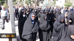 حضور پرشور دانشگاه فرهنگیان کردستان در آیین تشییع شهید رضا بسطامی 6