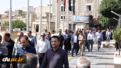 حضور پرشور دانشگاه فرهنگیان کردستان در آیین تشییع شهید رضا بسطامی 7