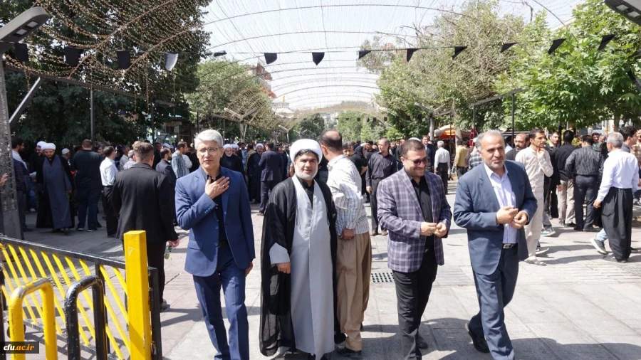 حضور پرشور دانشگاه فرهنگیان کردستان در آیین تشییع شهید رضا بسطامی 9