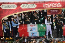 برپایی موکب دانشگاه فرهنگیان در آیین تشییع شهدای اقتدار ایران  3