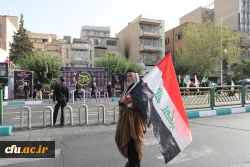 برپایی موکب دانشگاه فرهنگیان در آیین تشییع شهدای اقتدار ایران  5